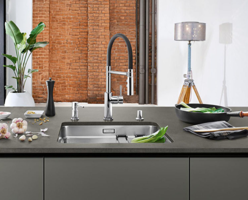 Küchentechnik Wollenberg Armatur Blanco Cartis Flexo