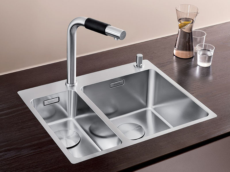 Küchentechnik Wollenberg Edelstahlspüle Blanco Andano