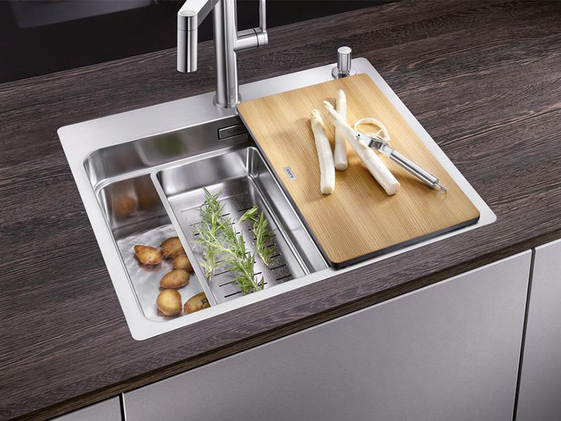 Küchentechnik Wollenberg Etagenspüle Etagon Edelstahl